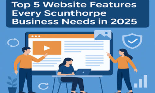 Business owner in Scunthorpe meeting with a local web designer